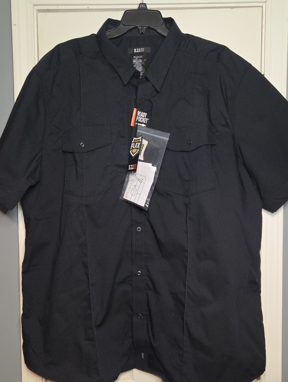5.11 Tactical Stryke Short Sleeve Button-Down Shirt in Midnight Blue